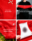 Lot de 7 Culottes Antibactériennes - Rouge - XS (34 - 36) Orlivia