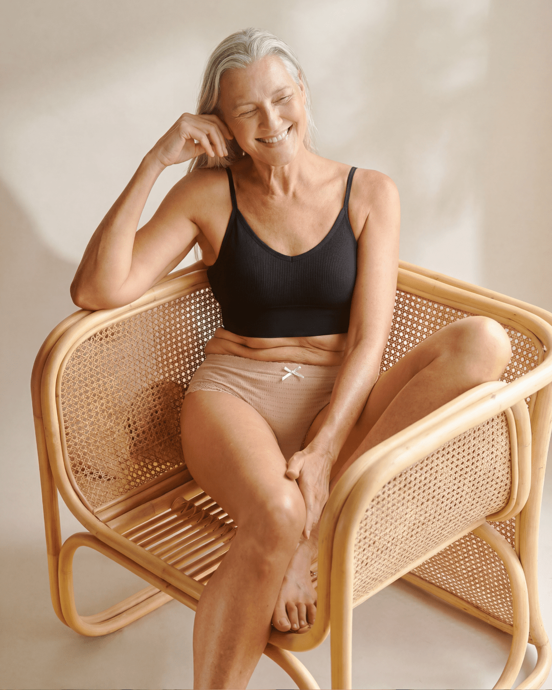 Lot de 7 Culottes Antibactériennes - Marron - XS (34 - 36) Orlivia