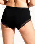 Lot de 7 Culottes Antibactériennes - Noir - XS (34 - 36) Orlivia