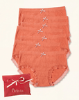 Lot de 7 Culottes Antibactériennes - Orange - XS (34 - 36) Orlivia