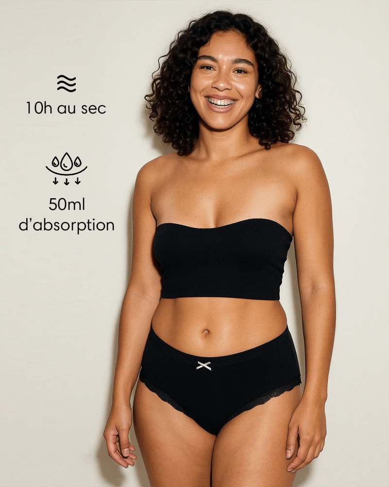 Lot de 7 Culottes Antibactériennes - XS (34 - 36) Orlivia